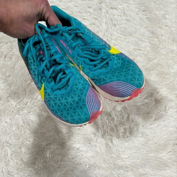 Nike ZOOM RIVAL XC 'ORACLE AQUA PINK Track Running Shoes NEW Size 5.5 - Picture 3 of 10